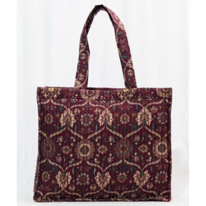 Bolsa de mano acolchada de algodón de alta calidad para uso diario, duradera, personalizable, baja moq, bolsa de compras de gran capacidad - Product Image 6