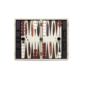 Jeu de Backgammon Pliant en Bois en Gros, Ensemble Professionnel Personnalisé Fait Main, Jeu de Société Stratégique - Product Image 4