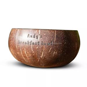 Ensembles de 2 Bols Coco avec 2 Cuillères en Bois – Bols Sécuritaires Faits Main pour la Cuisine – Dernier Style - Product Image 6