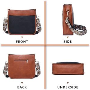 Women Handle Shoulder <b>Handbag</b> <b>Medium</b> Synthetic Leather for Daily Shopping - Product Image 6