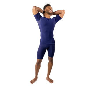 T-shirt de compression pour homme à séchage rapide, polyester et élasthanne, manches courtes, pour entraînement et gym - Product Image 5