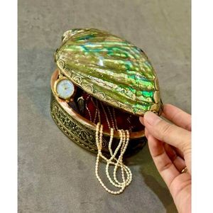 Premium <b>Abalone</b> <b>Shell</b> Jewelry Case with Polished Surface for Ring Necklace Storage Decorative Gift Vietnam - Product Image 4