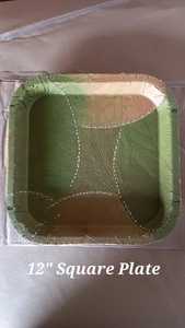 Assiettes rondes jetables traditionnelles en feuilles de palmier biodégradables et compostables Arya Digital, en provenance du Madhya Pradesh, pour les fêtes - Product Image 2