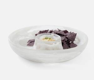 Bol à chips et sauce de luxe en résine, couleur et taille personnalisables, décoration de mariage, décoration de table à manger, décoration de cuisine - Product Image 4