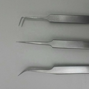 Pince à épiler pour extensions de cils PLAQUÉ OR en acier inoxydable de qualité médicale de haute qualité - Product Image 2