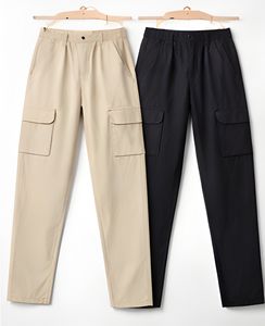 Pantalones Cargo Pro Utility Line 240 GSM de Corte Recto para Hombre, Duraderos, de Algodón, con Bolsillos Tácticos, Ropa de Trabajo, Moda Urbana - Product Image 5
