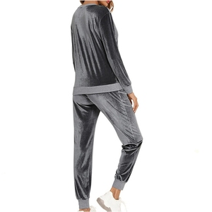 <b>Women's</b> <b>Jogging</b> Tracksuit Full Zip Jacket Tapered <b>Pants</b> Athletic Matching Two Piece Set - Product Image 3