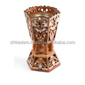 Quemador de Incienso Árabe de Sándalo Artesanal, Porta Incienso de Lujo, Regalos Religiosos para Eid y Ramadán, Elegancia Interior - Product Image 6