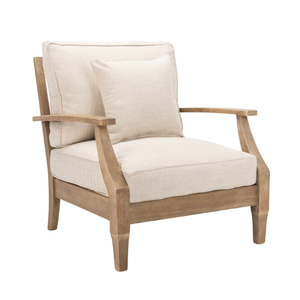 Sillones de Salón Minimalistas de Lujo, Sillón Individual de Madera de Teca, Muebles de Interior y Exterior Cómodos de la Mejor Calidad - Product Image 1