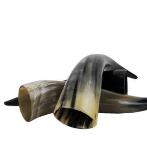 Corne à boire authentique en corne de buffle Viking, 100% naturelle, faite à la main, en laiton, pour bière/hydromel, traditionnelle, vente en gros - Product Image 4