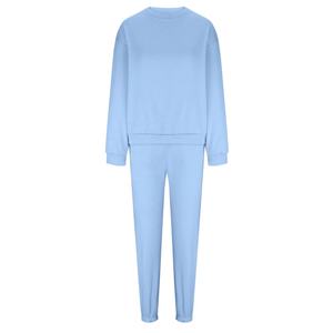 Sudadera holgada informal de invierno de gran tamaño para mujer, sudadera transpirable de secado rápido con pantalones de chándal, conjunto de chándal - Product Image 3