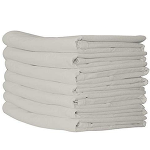 Paños de Cocina Desechables de Algodón Orgánico 100%, Tejidos, de Secado Rápido, Tipo Saco de Harina, 28x28 Pulgadas, Blancos, Sin Pelusas, Ultra Absorbentes - Product Image 6
