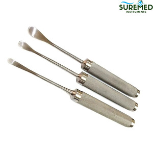 Ensemble d'élévateurs vertébraux Cobb, instruments chirurgicaux orthopédiques, ensemble d'élévateurs vertébraux Cobb courbés en 3 parties en acier inoxydable - Product Image 4