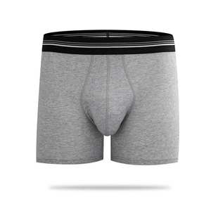 Calzoncillos bóxer transpirables para hombre con estampado a cuadros, de talle medio, en tejido de seda helada. - Product Image 3