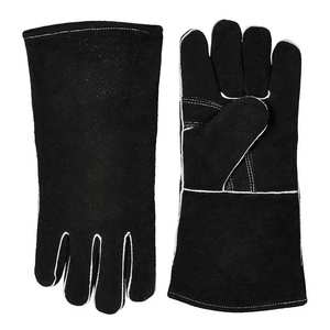 Gants de soudage longs à doigts complets de qualité supérieure, couleur unie, modèle 2026, par le fabricant - Product Image 1