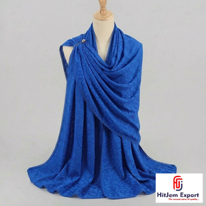 Tissu doux pour accessoires de cou en coton, viscose et polyester, léger, tissé, marque blanche, fabricant OEM ODM sur mesure - Product Image 6