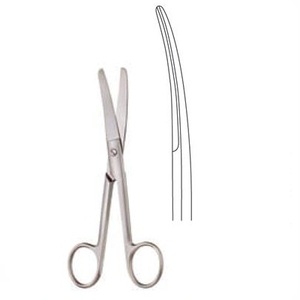 JOSEPH กรรไกรผ่าตัดเสริมจมูกแบบโค้งทำจากสเตนเลสเครื่องมือทางการแพทย์ - Product Image 4
