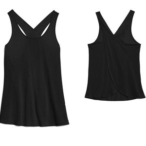 Women's Breathable Summer Casual Gym Tank <b>Tops</b> Loose Fit Backless Muscle Racerback Solid & Printed Yoga <b>Tops</b> Knitted Fabric - Product Image 5