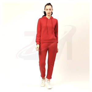 Nouveautés : Survêtement décontracté pour femme, design personnalisé, haute qualité, 100% coton molletonné avec impression de logo sur mesure - Product Image 1