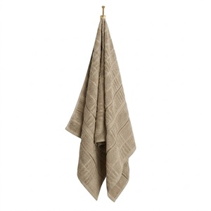 Serviette de bain en coton bio 100% écologique, tissage gaufré, luxe, très absorbante, séchage rapide, effet nid d'abeille, pour hôtel, spa, salle de bain - Product Image 2