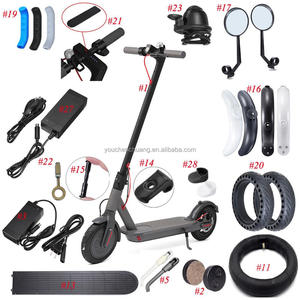 Accesorio de patinete eléctrico y piezas de repuesto para Segway <span class=keywords><strong>Ninebot</strong></span> Kickscooter Max X partes G <span class=keywords><strong>S</strong></span> F E Series Plus <span class=keywords><strong>Mini</strong></span> <span class=keywords><strong>Pro</strong></span> 2 Accesorios - Product Image 2