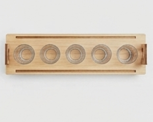 Soporte de madera premium para gafas, organizador elegante y duradero, perfecto para uso en el hogar, cocina y comedor. - Product Image 3
