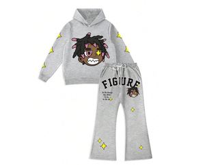 Survêtement d'hiver pour homme de qualité supérieure, 100 % coton épais, à capuche, coupe décontractée, respirant, écologique, avec cordon de serrage - Product Image 5