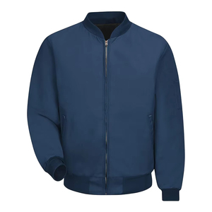 Blouson Bomber Homme en Toile Enduite de Qualité Supérieure – Fabrication Professionnelle, Léger, Confortable, Couleur Unie, Coupe Ajustée - Product Image 1