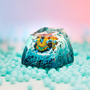 Keycaps Artisanat Forêt Mystique, Keycaps Artisanat Personnalisé, Keycaps Anime Mignons, Keycaps Verts, Ensemble de Keycaps, Keycaps en Bois - Product Image 3