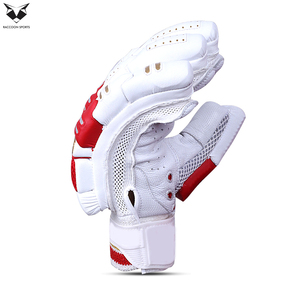 2026 Cricket Batting Gloves Soft Sheepskin Leather Palm Impact Resistance Finger Guards Ambidextrous Velcro Closure Cricket - Product Image 5