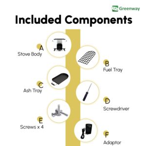 Greenway Yula <b>Stove</b> - Improved Commercial Biomass <b>Stove</b> | Smoke Less Commercial <b>Stove</b> with attached Blower Fan - Product Image 5