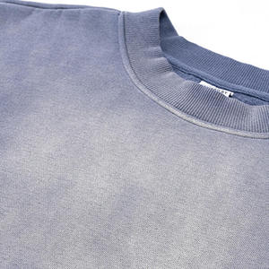 Wholesale Oversized Men Winter <b>Sweatshirt</b> Unisex Cotton <b>White</b> Crewneck <b>Sweatshirt</b> Women and Men - Product Image 6