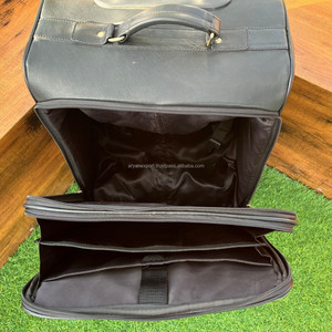 กระเป๋าเดินทางหนังวัวแท้มีล้อลาก, กระเป๋าเดินทางหนังวัวลายดอกไม้ทนทาน - Product Image 5