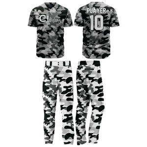 ชุดเบสบอลแบบกำหนดเอง Power Swing คอลเลคชั่นทีม พร้อมสำหรับการแข่งขัน เสื้อเจอร์ซีย์และกางเกงเบสบอล - Product Image 5