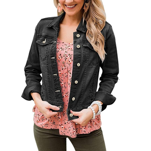 Premium Latest Quality New Arrival Manufacturer Custom Vintage Style and Wholesale Newest Short Design Denim Jean Jacket - Product Image 1