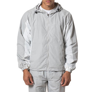 Traje cortavientos para hombre, ligero, impermeable, con logotipo personalizado, 100% poliéster, material suave, nueva calidad. - Product Image 4