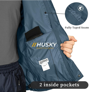 Chaquetas Impermeables para Hombre, Estilo Personalizado, Cortavientos, Abrigo Informal con Cierre de Cremallera, para Montañismo, Esquí, Lluvia, Unisex - Product Image 3