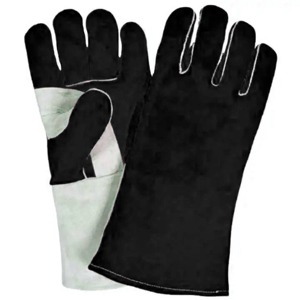 CAPTAIN INDUSTRY Guantes de Soldadura Ligeros de Dedo Completo, Más Vendidos, Duraderos, de Cuero, Impermeables, con Protección UV, para Uso en Exteriores - Product Image 2