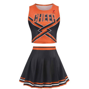 Tenue de cheerleading professionnelle Solid Trader Pro Level Performance Gear, couleurs vibrantes, tissu respirant, mobilité améliorée, style élégant. - Product Image 6