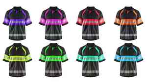 Camiseta Polo Reflectante de Alta Visibilidad Personalizada 2025 para Hombre, Manga Corta, Ropa de Trabajo de Seguridad para Exteriores - Product Image 3