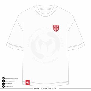 เสื้อยืดโอเวอร์ไซส์ Mawra Premium OEM ผ้าฝ้ายพิมพ์ลายกราฟิก งานพิมพ์ดิจิทัลลายศิลปะสยองขวัญ เสื้อผ้าสตรีทแวร์สำหรับทุกเพศ - Product Image 5