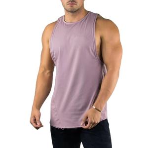 Débardeur Vintage Tricoté pour Hommes, Col Rond, Couleur Unie, Personnalisé, Respirant, Séchage Rapide, 100% Coton, Idéal pour la Musculation et l'Été - Product Image 1