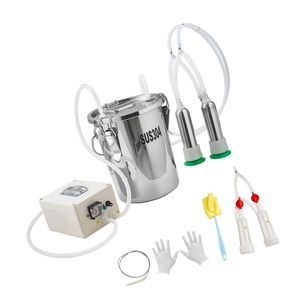Macchina per Mungitura Capre in Acciaio Inox di Grado Alimentare con 4 Tettarelle e Batteria Ricaricabile da 8000 mAh - Product Image 1
