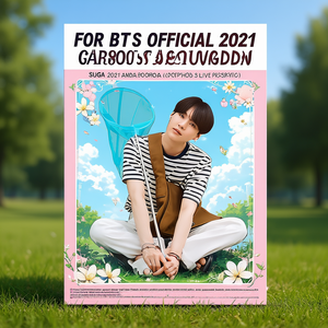 Poster Anime Photo Réelle Officiel BTS Saison 2021 - Salutations de SUGA et Yoongi - Product Image 3
