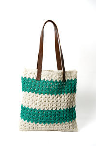 Bolso de Rafia Tejido a Mano de Moda 2026, Elegante, Ecológico, Ligero, con Correa de Cuero, Tamaño Personalizado, para Uso Diario y Viajes - Product Image 6