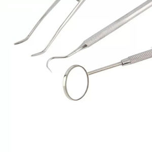 Juego de Instrumentos de Diagnóstico Dental Manual de Acero Inoxidable de Alta Calidad, Kit Básico de 3 Piezas Reutilizables - Product Image 5