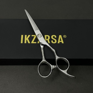 Ciseaux de barbier Dragon 440C, poignée ergonomique pour droitiers, acier inoxydable japonais, ciseaux professionnels pour la coiffure, outil de salon - Product Image 6