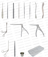 Kit d'instruments chirurgicaux Caldwell-Luc pour la chirurgie des sinus paranasaux, comprenant Punch Hajek-Kofler, Punch Kerrison pour l'antre, Curettes et Pinces nasales manuelles