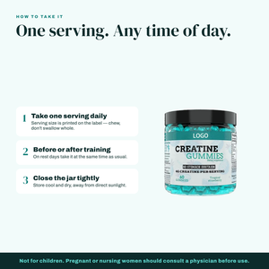 OEM Private Label Creatine <b>Gummies</b> 4G Per Serving Tropical Strawberry Flavor Sports Nutrition Dietary Supplement Manufacturer - Product Image 3