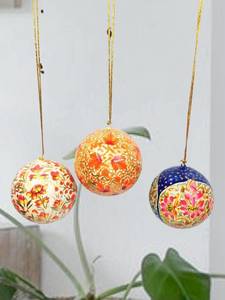 Nouveau design tendance d'usine : Couvercle rond classique en bois à paillettes, différentes tailles (8 cm, 10 cm, 12 cm) pour la décoration intérieure de Noël et les motifs DIY - Product Image 2